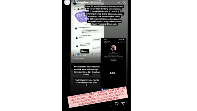 Instagram/@isnaanggitasr