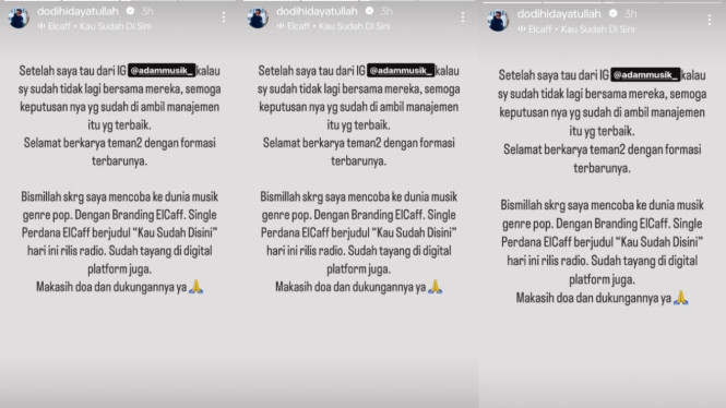 Instagram/dodihidayatullah 