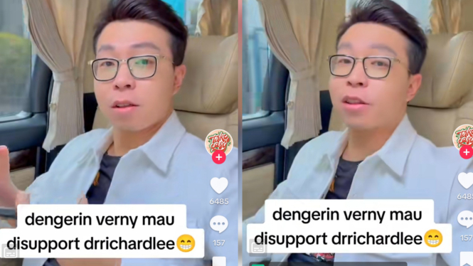 Dokter Richard Lee Ngaku 'Dukung' DJ Verny Hasan Tantang Denny Sumargo