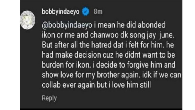 Instagram/bobbyindaeyo