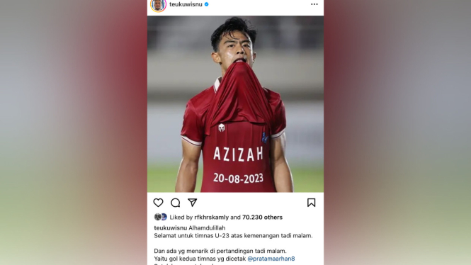 Teuku Wisnu Ledek Kebucinan Pratama Arhan ke Azizah Salsha