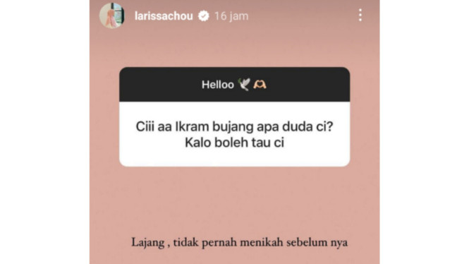 Instagram/@larissachou