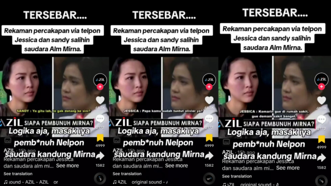 Terkuak Rekaman Suara Jessica Wongso Dan Kembaran Mirna Salihin, Ngaku ...