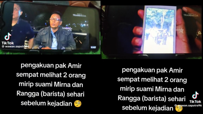 Viral Pengakuan Pria Lihat Suami Mirna Ketemu dengan Barista Olivier