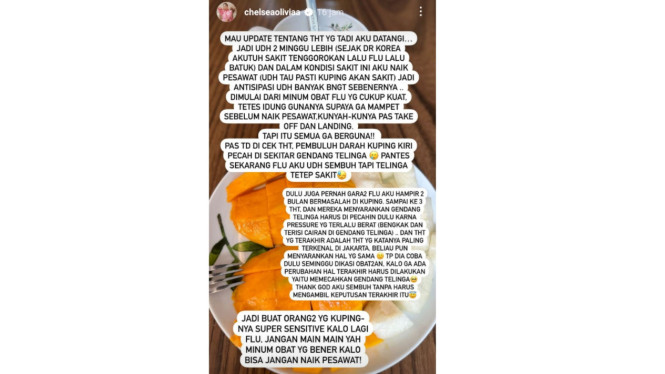 Instagram/@chelseaoliviaa