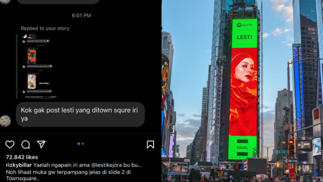 Rizky Billar Tak Terima Disebut Iri dengan Wajah Lesti yang Ada di