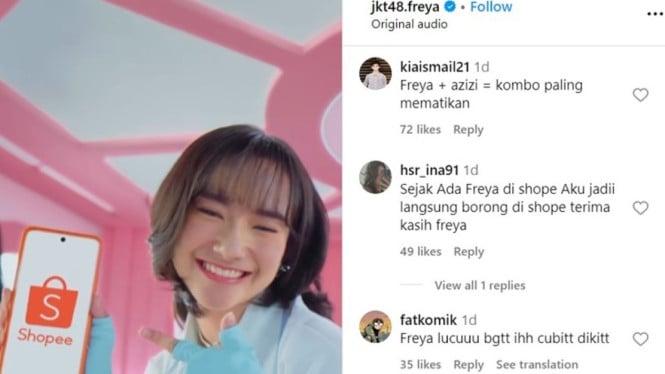 Instagram/jkt48.freya 