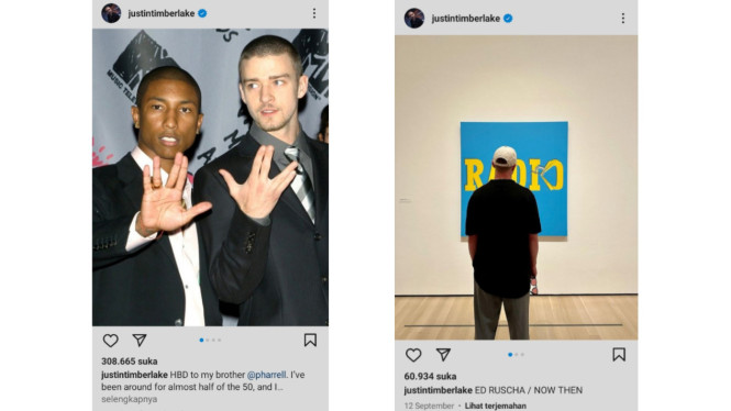 Instagram/@justintimberlake