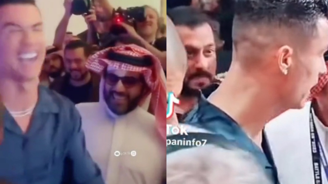 Salman Khan Diduga Dicueki Ronaldo saat Pertandingan Tinju, Netizen