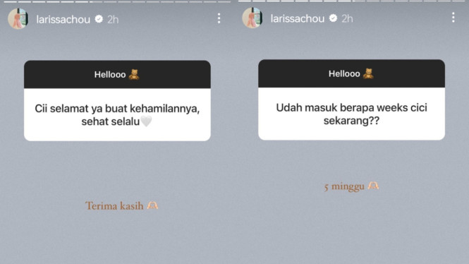 Instagram/larissachou