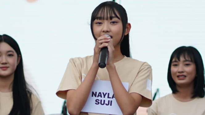 Nayla Suji Trainee Generasi 12 JKT48 Asal Jepang