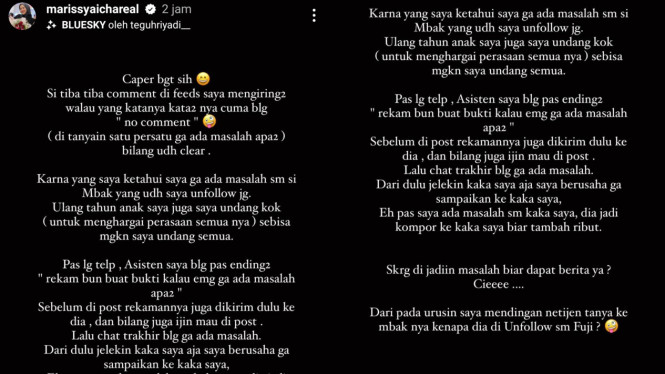 Instagram/marissyaichareal