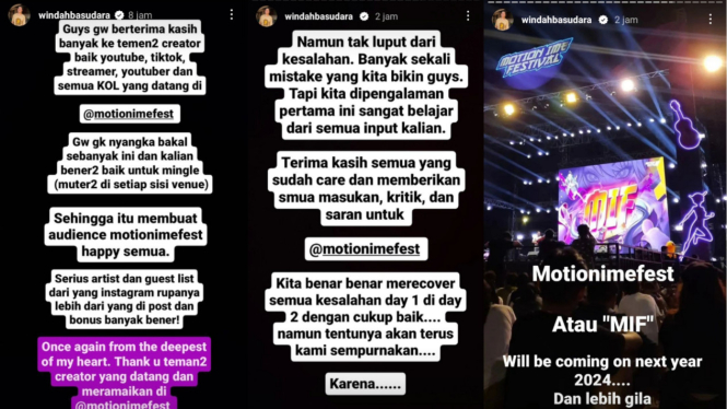 Windah Basudara Umumkan Bakal Ada Motion Ime Festival 2024