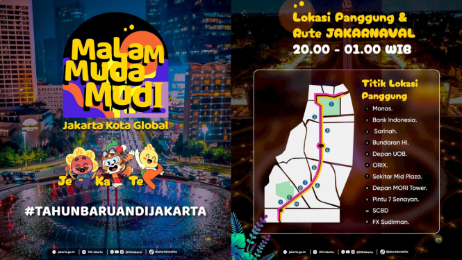 Daftar Lengkap Acara Malam Tahun Baru 2024 GRATIS Di Jakarta