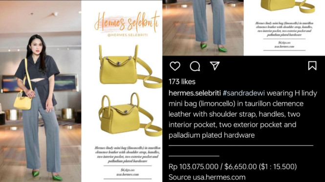 Instagram/hermes.selebriti 