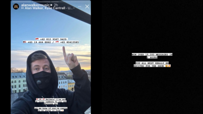 Bocorin Nomor WhatsApp, Alan Walker Dapat 15 Ribu Pesan