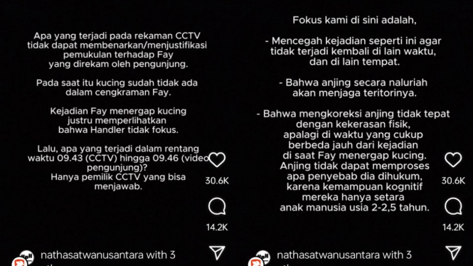 Instagram/nathasatwanusantara 