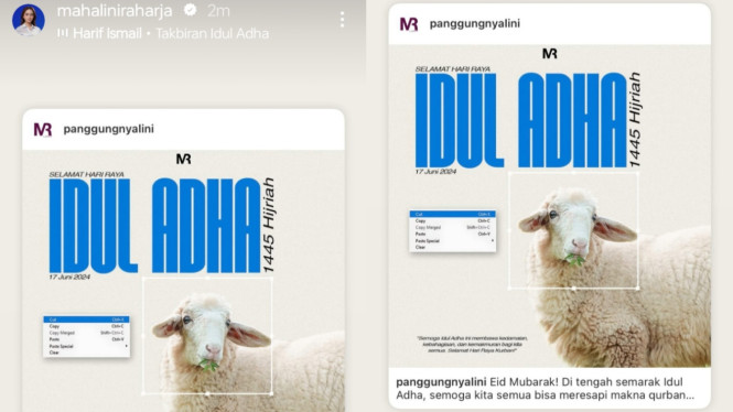 Instagram/mahaliniraharja 