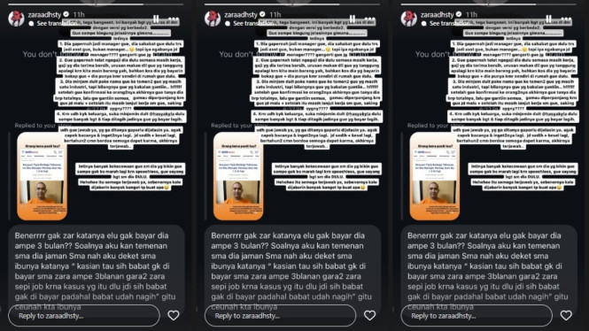 Instagram @zaraadhsty