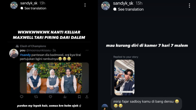 Disebut Mirip Fajar Sadboy Rambut Sandy Clash Of Champions Bikin Salfok Disebut Mirip Fajar Sadboy Rambut Sandy Clash Of Champions Bikin Salfok