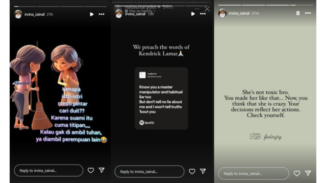 Instagram @irvina_zainal