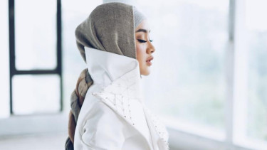 Potret Cita Citata Pakai Hijab
