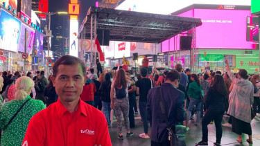Dangdut Berdendang di Pusat Kota Amerika Serikat, Warga Asik Bergoyang