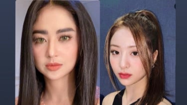 Begini Reaksi Artis Korea Huh Yunjin Disebut Mirip Dewi Perssik!