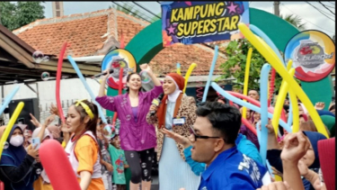 Peserta The New Eat Bulaga Indonesia Berhasil Mencuri Perhatian di Panggung Kampung Superstar