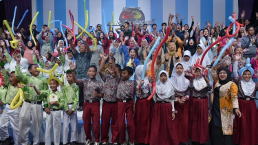 5 Potret Keseruan The New Eat Bulaga Indonesia di Studio ANTV Rame