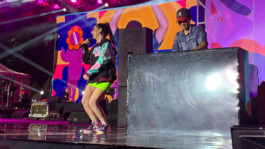 Lala Widy Tampil Modis di UUD Festival Jakarta