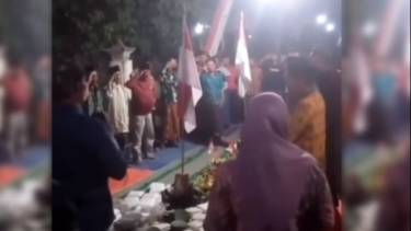 Viral, Video saat Hormat Bendera Merah Putih Malah Diputar Lagu Rungkad