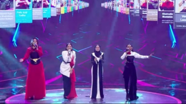 Memukau, Kolaborasi Lesti Kejora dengan Tri Vanita Bawakan Lagu Ayo Indonesia Bisa