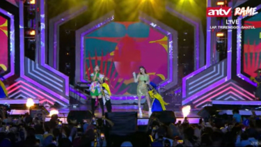 Duet Yeni Inka dan Arlida Putri Buka Panggung Kangen Joget ANTV Bantul