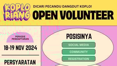 Open Volunteer Koploriang, Dicari Pecandu Dangdut Koplo! Daftar Segera