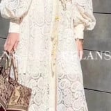 7 Model Gamis Kaftan Bordir Terbaik untuk Kondangan Ibu-ibu Usia 50 Tahunan, Anggun dan Nyaman