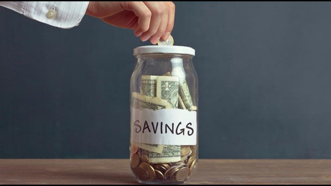 Ilustrasi menabung.