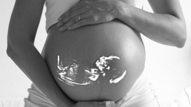 Ilustrasi janin dalam kandungan