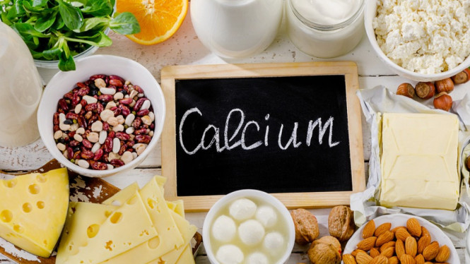 Ilustrasi sumber kalsium.