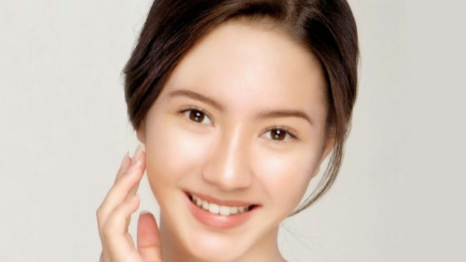 Ilustrasi kulit wajah.