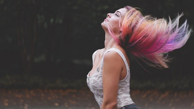 Ilustrasi tubuh wanita.