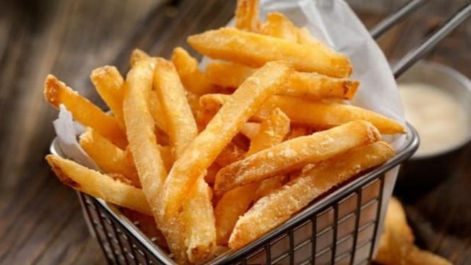Ilustrasi kentang goreng.