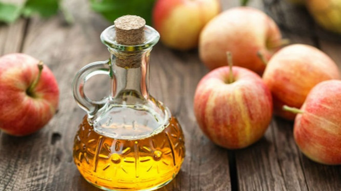 Ilustrasi cuka apel.