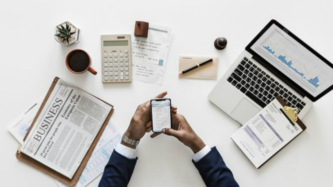 Ilustrasi bisnis di era digital