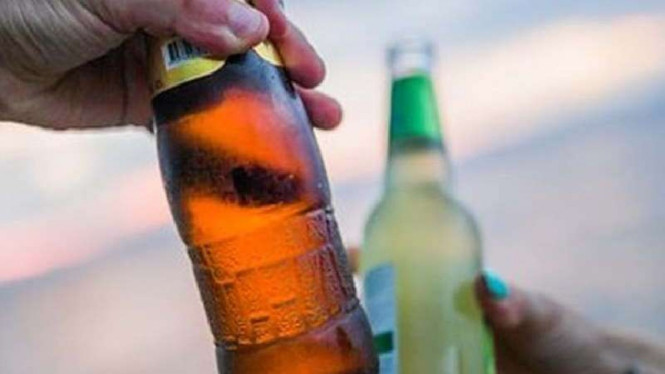 Ilustrasi minuman beralkohol.