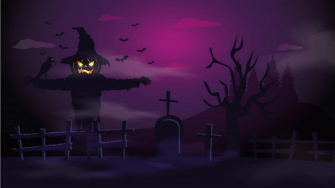 Ilustrasi Halloween.