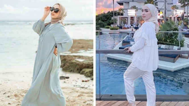 OOTD Dinan Nurfajrina, Istri Crazy Rich Bandung Doni Salmanan