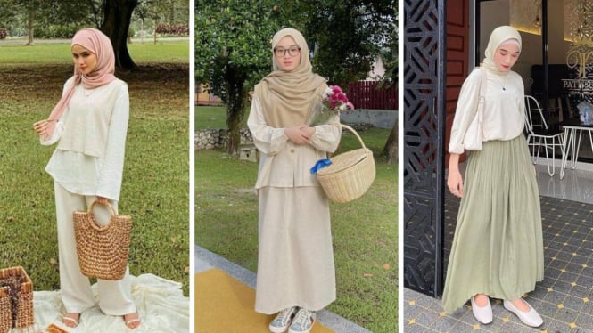 10 Ide Padu Padan OOTD Hijab untuk Piknik dengan Tema Aesthetic