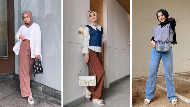 12 Ide Padu Padan Outfit Gaya Hijab Kuliah ala Selebgram Alifhia Fitri