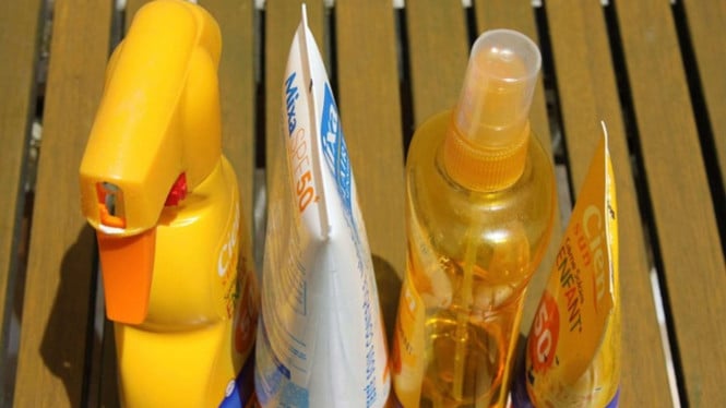 Ilustrasi tabir surya